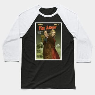 Mock Sandman Movie Poster Baseball T-Shirt